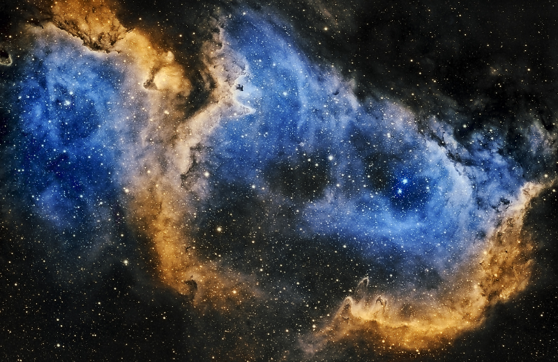 Nebulae in the Cassiopeia Constellation