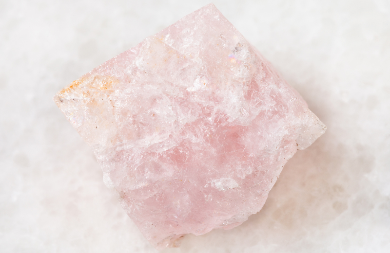 Morganite crystal