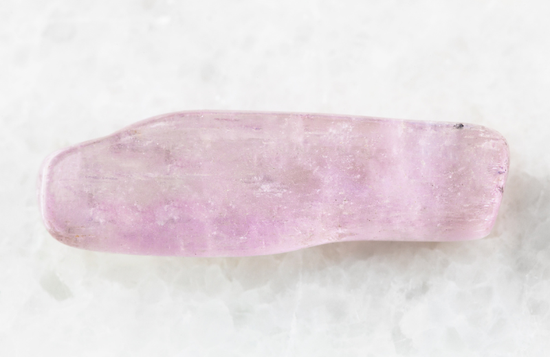 Kunzite crystal