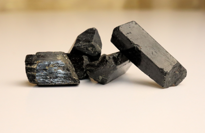 Black tourmaline crystal