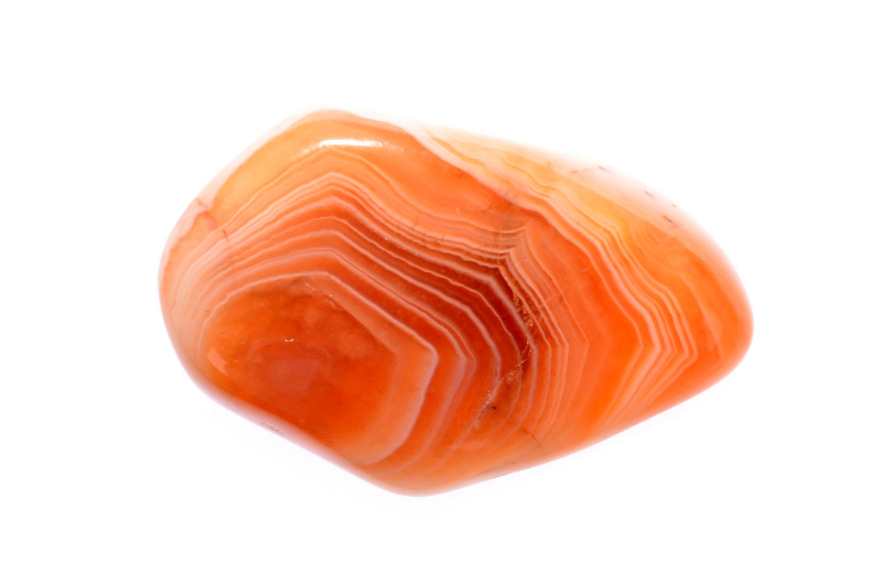 Fire agate crystal