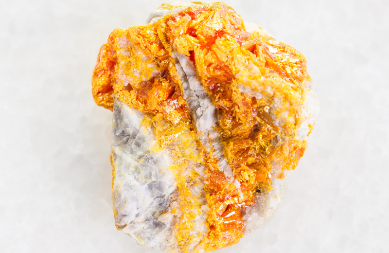 Orpiment crystal