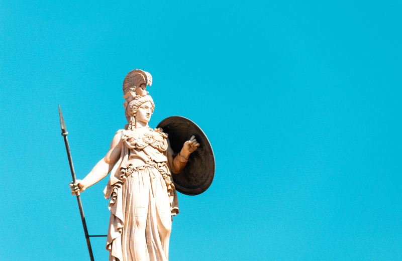 Athena's statue