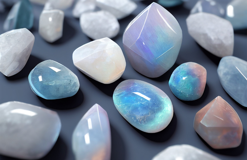 Moonstone crystal