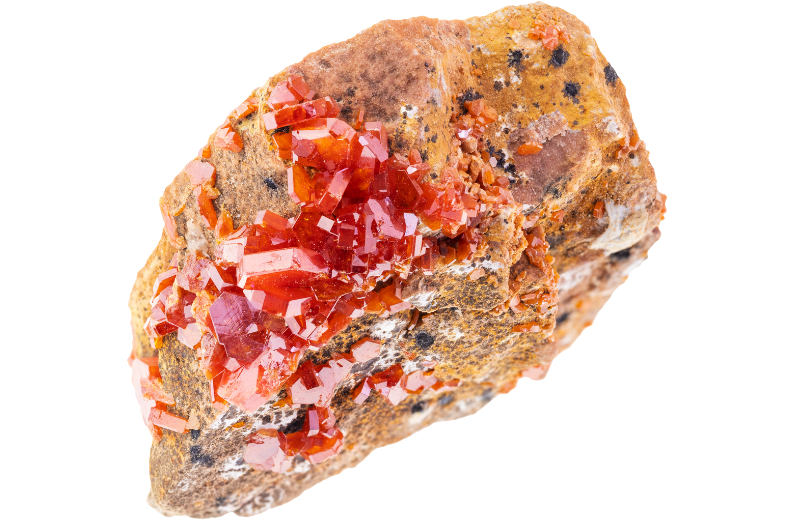 Vanadinite  crystal