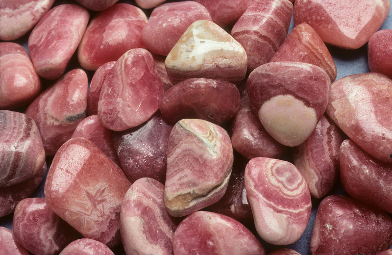 Rhodochrosite  crystal