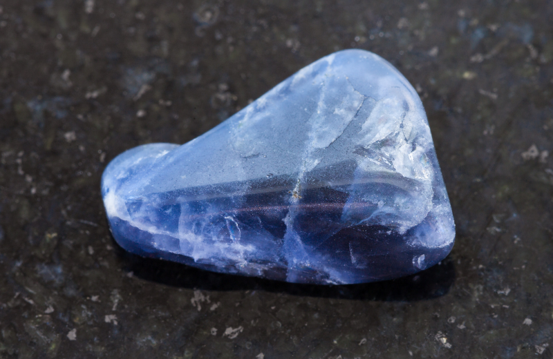 Dumortierite crystal