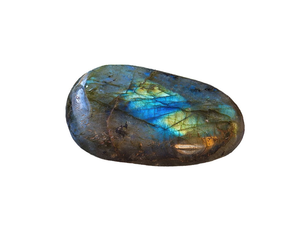 A piece of Labradorite