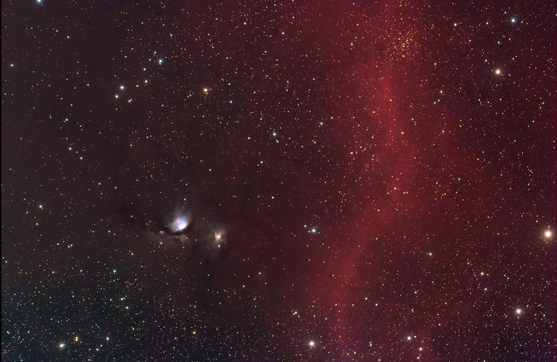 Nebulae and Galaxies in the Ophiuchus Constellation