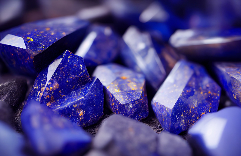 Lapis lazuli crystal