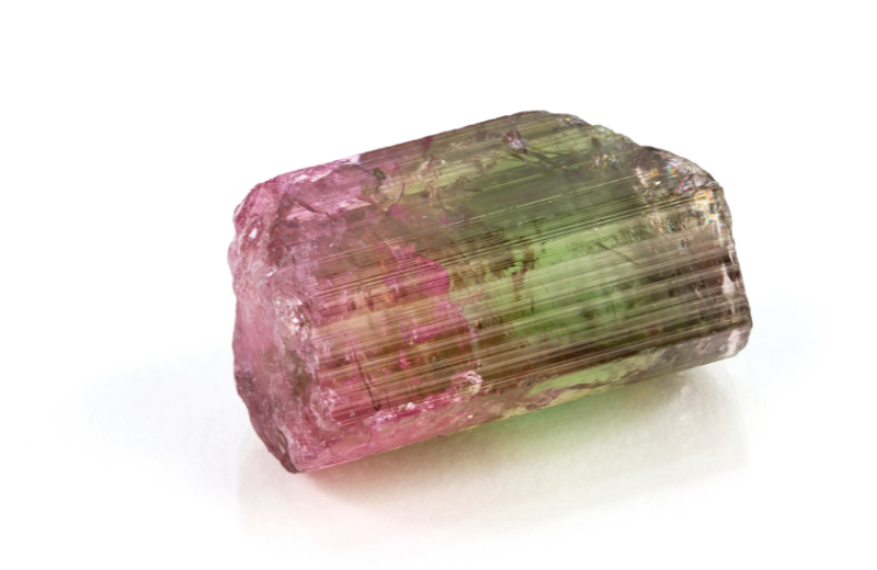 watermelon tourmaline crystal