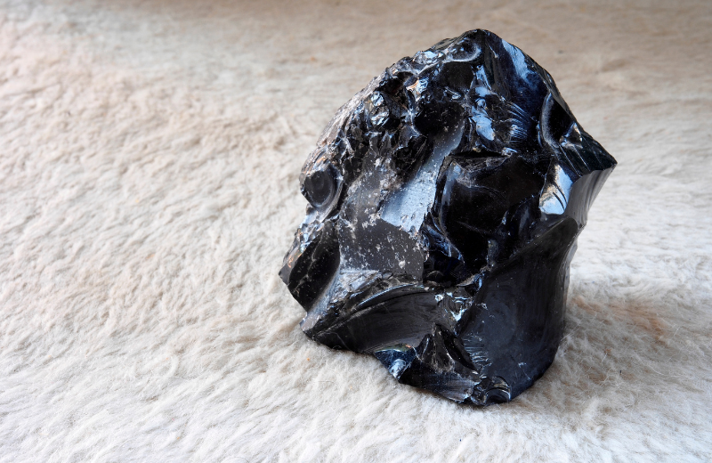 obsidian crystal